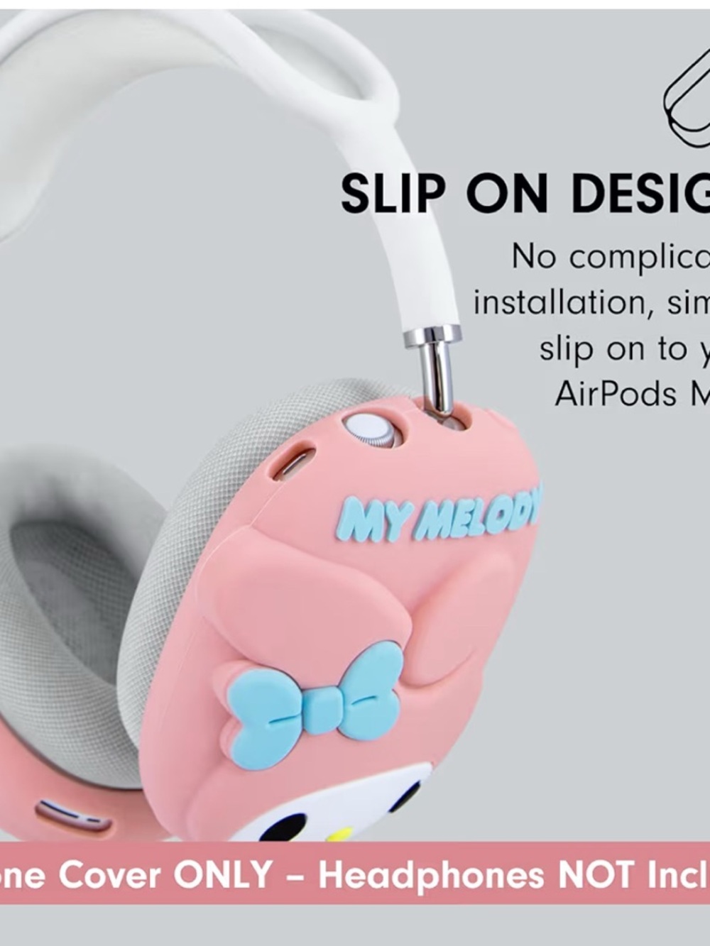 Sonix My Melody Pink & Light Blue AirPods Max Silicone Cover - Picture 4 of 6